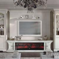 Линейный электрокамин Glenrich Георгия Delux (Premier S130) Мрамор Россо