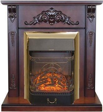 Электрокамин с классическим очагом 2D Real-Flame Anita AO с очагами Fobos/Majestic