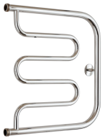 Водяной полотенцесушитель СТИЛЬЕ ПС ТАНДЕМ 500х500 резьба-сгон 1