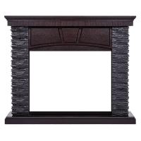 Широкий портал Firelight Porto 30 камень черный, шпон венге