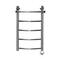 Электрический полотенцесушитель Ника ЛД/ВП Электрическая Лесенка Дуга/Верхняя Полка 60х30 -5 прав