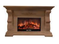 Электрокамин с классическим очагом 2D Glenrich Сенатор (Premier S86) Россо