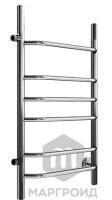 Водяной полотенцесушитель Маргроид Вид 7 с боковым подключением 50*50