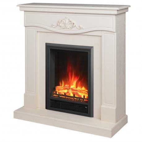 Электрокамин с классическим очагом 2D Real-Flame JUNONA STD/EUG WT Eugene