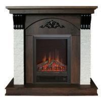 Электрокамин с классическим очагом 2D Real-Flame Corfino STD/EUG/18 NT с очагом Eugene