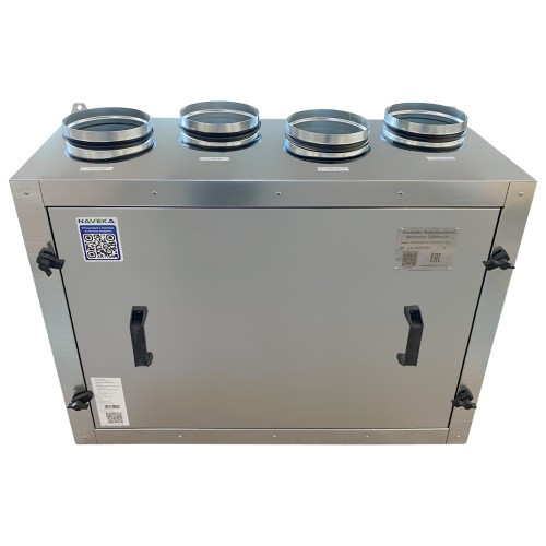 Приточно-вытяжная вентиляционная установка Naveka Node9- 160(50m)/RP-M,VAC(D220) Vertical с пультом-термостатом