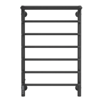 Электрический полотенцесушитель Larusso Стандарт с полкой КС П7 500х800 9005 EL