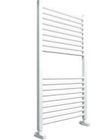 Водяной полотенцесушитель Ника ЛМ-2 80/50 Soft Touch белый матовый с вентилями