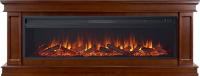 Линейный электрокамин Royal Flame Geneva 60 (темный дуб) с очагом Vision 60 LOG LED