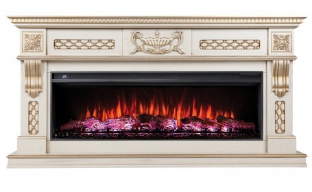 Линейный электрокамин Real-Flame Corsica 52 с очагом Joker 52
