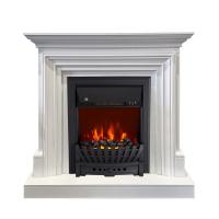 Электрокамин с классическим очагом 2D Royal Flame Bradford с очагом Aspen Black (Белый)