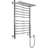 Электрический полотенцесушитель Маргроид Волна премиум с полкой el 100*60