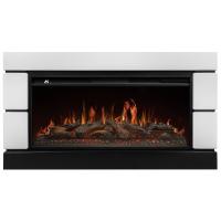 Каминокомплект: Очаг Royal Thermo Aurora RTFP/P-AR40LS, портал Moderno 42/40/36, белый