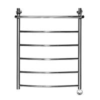 Электрический полотенцесушитель Ника ЛД/ВП Электрическая Лесенка Дуга/Верхняя Полка 80х60 -6 прав