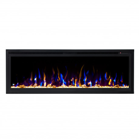 Линейный электрокамин Real-Flame Frankfurt 50 с очагом Saphir 50