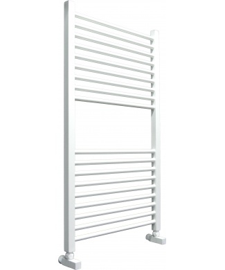 Водяной полотенцесушитель Ника ЛМ-2 100/50 RAL9016 белый матовый с вентилями