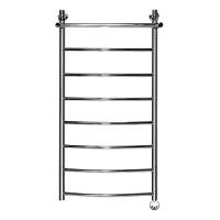 Электрический полотенцесушитель Ника ЛД/ВП Электрическая Лесенка Дуга/Верхняя Полка 120х50 -8 прав