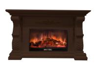 Электрокамин с классическим очагом 2D Glenrich Сенатор (Premier S86) Шоколад