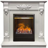 Электрокамин с классическим очагом 3D Real-Flame Ottawa STD/EUG WT с очагом 3D Olympic