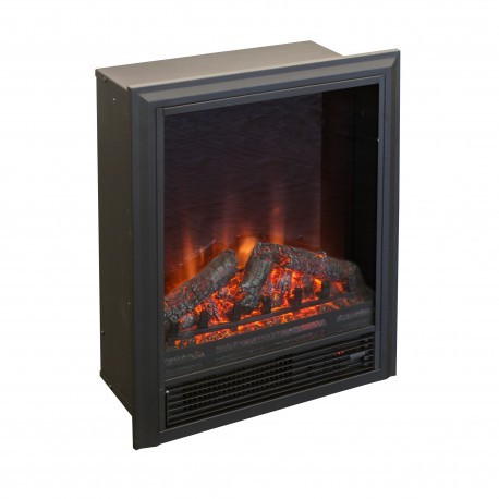 Электрокамин с классическим очагом 2D Real-Flame Stefania STD/EUG WT с очагом Eugene