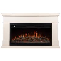 Каминокомплект: Очаг Royal Thermo Aurora RTFP/P-AR40LS, портал California 42/40/36, молочный