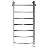 Электрический полотенцесушитель Ника ЛД/ВП Электрическая Лесенка Дуга/Верхняя Полка 100х40 -7 прав