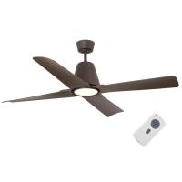 Вентилятор с подсветкой Faro Typhoon Marron 1L (33490-16)