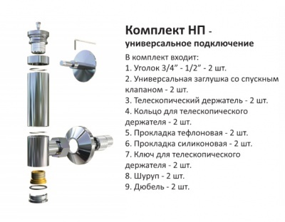 Водяной полотенцесушитель Тругор Аспект НП 3 П 100х50 (ЛЦ6)