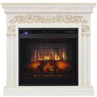 Электрокамин с классическим очагом 3D Royal Flame Athena с очагом Vision 23 EF LED 3 D FX (Белый)