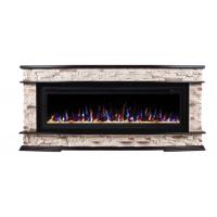 Линейный электрокамин Real-Flame Frankfurt 60 с очагом Saphir 60