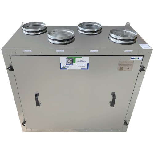 Приточно-вытяжная вентиляционная установка Naveka Node3- 600(50m)/RR,VEC(B250),W2 Vertical с пультом TS4
