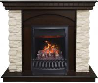 Электрокамин с классическим очагом 3D Real-Flame Elford STD/EUG/25'5/HL AO с очагом 3D Oregan