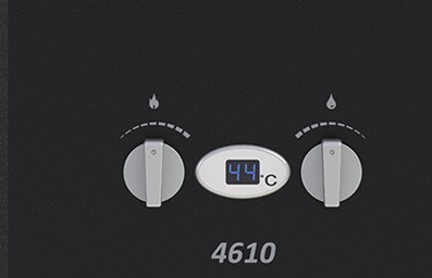 Газовый проточный водонагреватель Neva 4610 матовый чёрный