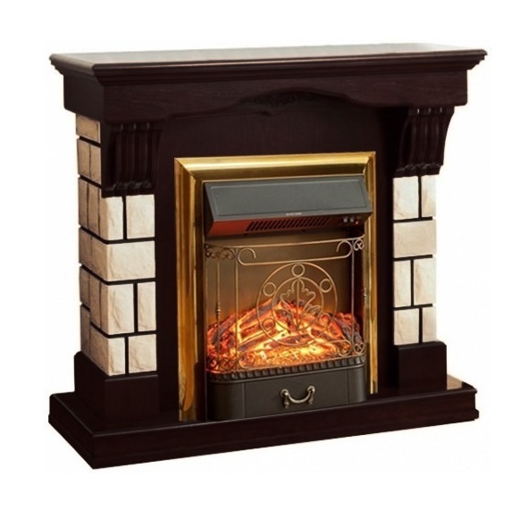 Каменный камин (портал+очаг) InterFlame Martin / Мартин с очагом Fobos/Majestic