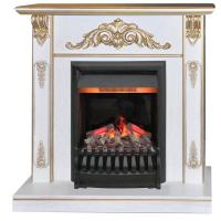 Электрокамин с классическим очагом 3D Real-Flame Anita WT с очагом 3D Oregan