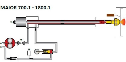 Дизельная горелка Ecoflam MAIOR P 1000.1 PR