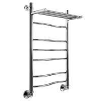 Водяной полотенцесушитель Маргроид Волна с полкой 120*50