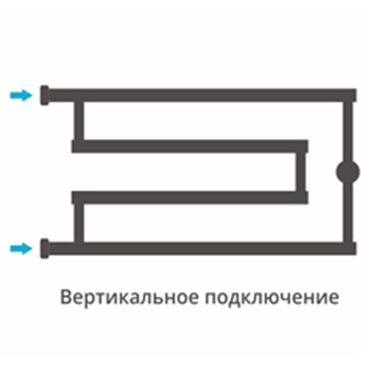 Водяной полотенцесушитель Сунержа High-Tech model 'G' 320x650 (00-0051-3265)