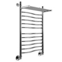 Водяной полотенцесушитель Маргроид Волна Премиум с полкой 100*60