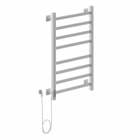 Электрический полотенцесушитель Ника STEP-1 80/40 RAL9016 белый матовый левый тэн