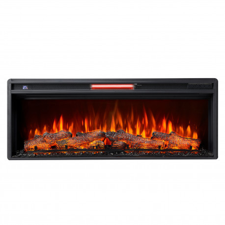 Линейный электрокамин Real-Flame VICTORIA 45 WT с очагом JOKER 45