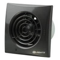 Вытяжка для ванной диаметр 100 мм Vents 100 Quiet черный сапфир