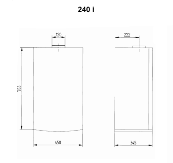 Настенный газовый котел Baxi LUNA 3 240 i