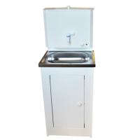 Электрический накопительный водонагреватель Вихрь КОМФОРТ с подогревом/нержавеющая мойка/цвет белый