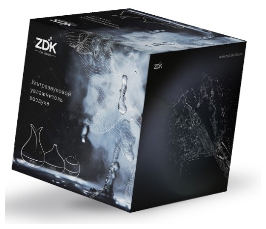 Ультразвуковой увлажнитель воздуха ZDK ZDK H10 dark wood (темно-коричневый)