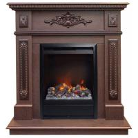 Электрокамин с классическим очагом 3D Real-Flame Lilian STD/EUG DN с очагом 3D Olympic