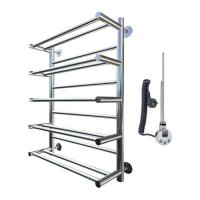 Электрический полотенцесушитель Тругор Вертикаль эл ТЭН П 80*50 (ЛЦ35)