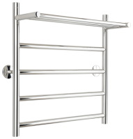 Водяной полотенцесушитель СТИЛЬЕ ПС Универсал-54 600х500 (Полка + 4) П 21