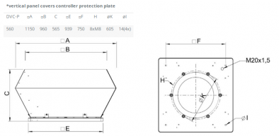 Крышный вентилятор Systemair DVC 560-POC GEN3