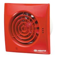 Вытяжка для ванной диаметр 100 мм Vents 100 Quiet красный